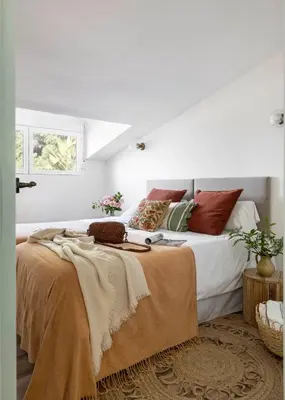 Cama o camas de una habitación en Wishome-Casa con piscina en la falda de Gredos, con servicios de hotel