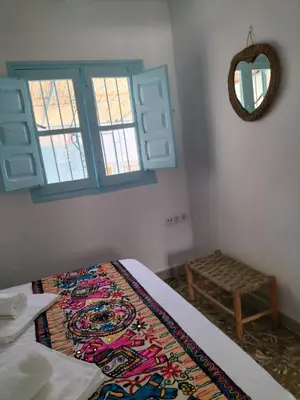 Cama o camas de una habitación en La casa de tío Vidal