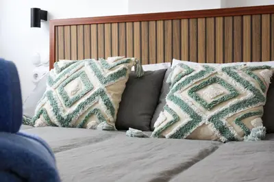 Cama o camas de una habitación en Duplex Ávila