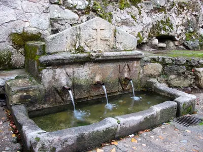 Jardín al aire libre en Hostal Yuste