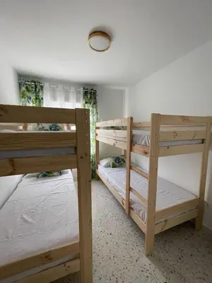 Cama o camas de una habitación en Villa Paraiso