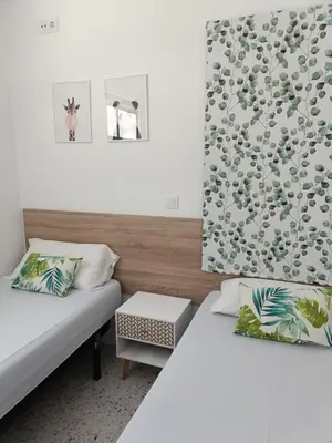 Cama o camas de una habitación en Villa Paraiso