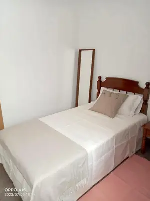 Cama o camas de una habitación en Casa Rural Chorrito 1