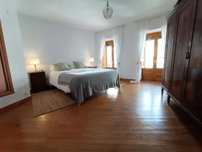 Cama o camas de una habitación en El Refugio de Villamiel