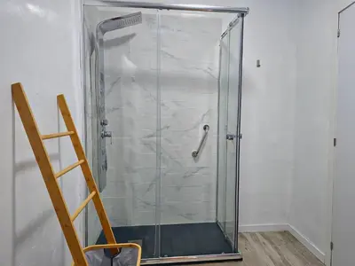 Un baño de Apartamentos Rurales Tinguatón