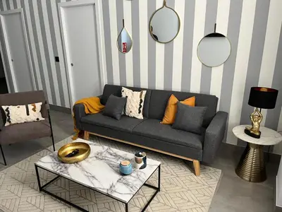 Zona de estar de Apartamentos La Chimenea