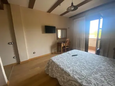 Una televisión o centro de entretenimiento en Hotel Rural Centro de las Arribes