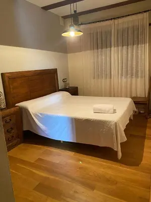 Cama o camas de una habitación en Hotel Rural Centro de las Arribes