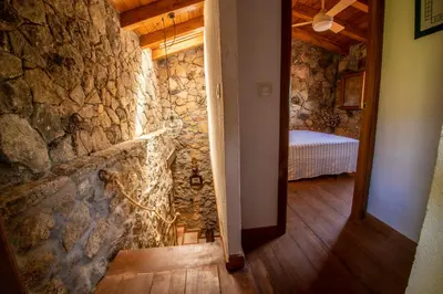 Cama o camas de una habitación en Casa Mimosa