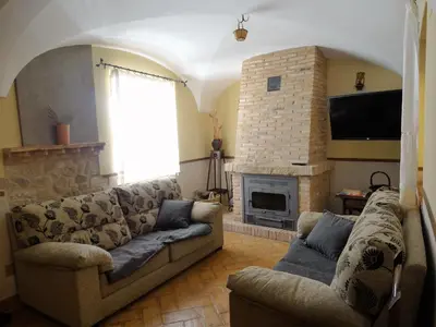 Zona de estar de Casa Rural Doña Blanca