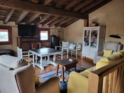 Zona de estar de La Casa El Cura