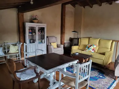Zona de estar de La Casa El Cura