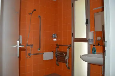 Un baño de Hostel Divino Morales