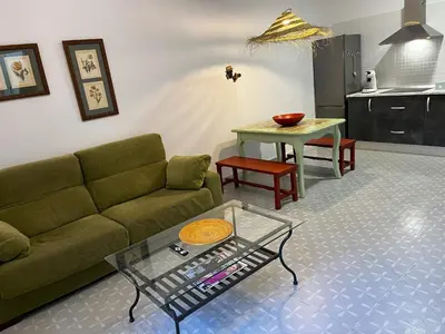 Zona de estar de Mula 7 - bajo céntrico y acogedor con entrada independiente