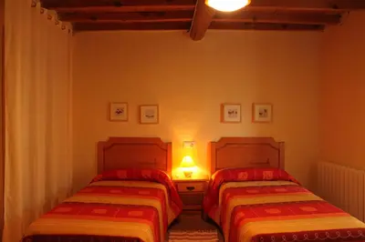 Cama o camas de una habitación en Casa Peña Negra