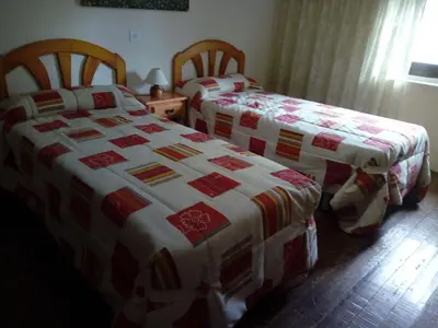 Cama o camas de una habitación en Casa Peña Negra