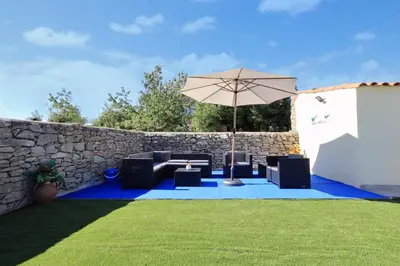 Jardín al aire libre en La Resbalina de Arribes