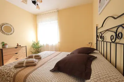 Cama o camas de una habitación en La Resbalina de Arribes