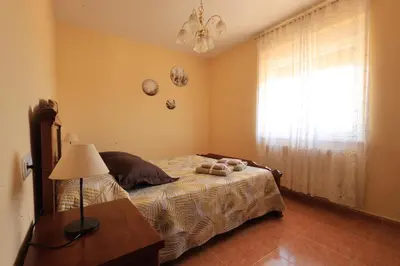 Cama o camas de una habitación en La Resbalina de Arribes