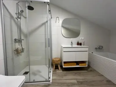 Un baño de Los Naranjos Eco Home Apartamentos Rurales
