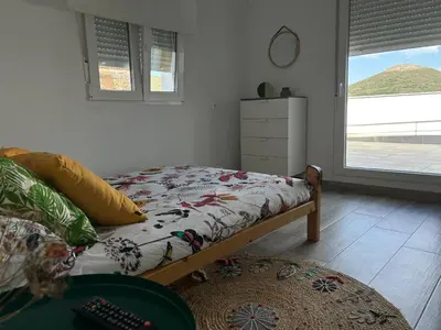 Cama o camas de una habitación en Los Naranjos Eco Home Apartamentos Rurales