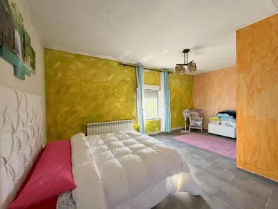 Cama o camas de una habitación en La Canaleja
