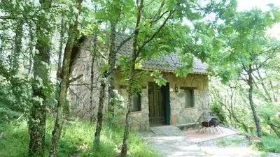 Jardín al aire libre en Casa Rural Crisol Spa