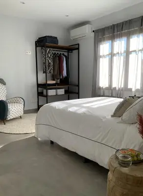 Cama o camas de una habitación en Los Laureles