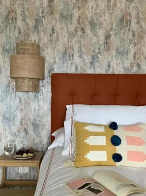 Cama o camas de una habitación en Los Laureles