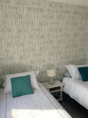 Cama o camas de una habitación en Los Laureles