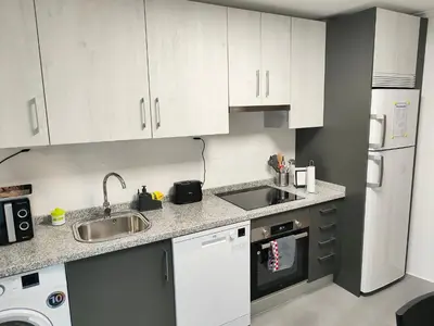 Una cocina o zona de cocina en Exclusiva vivienda en el centro de Salamanca