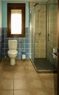 Un baño de Apartamentos Rurales El Calama