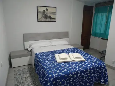 Cama o camas de una habitación en Los Vetones