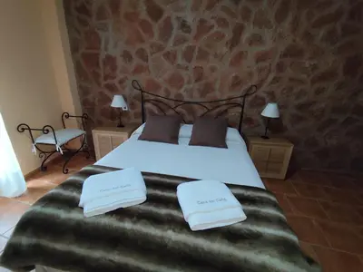Cama o camas de una habitación en Casa del Caño