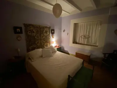 Cama o camas de una habitación en Casa Rural el Zapatero