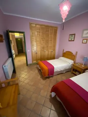 Cama o camas de una habitación en Casa Rural el Zapatero