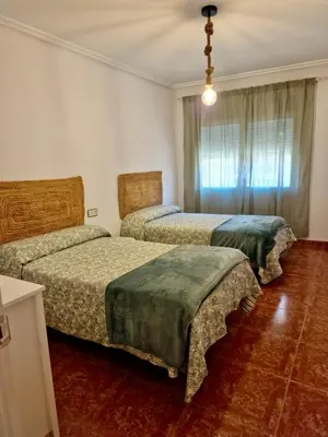 Cama o camas de una habitación en Piso en Jarandilla de la Vera AT-CC-00758