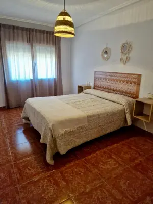 Cama o camas de una habitación en Piso en Jarandilla de la Vera AT-CC-00758
