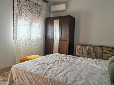 Cama o camas de una habitación en Casa Rural Teralba 2