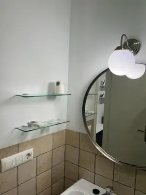 Un baño de Apartamentos La Encomienda 2 Llaves