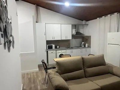 Una cocina o zona de cocina en Apartamentos La Encomienda 2 Llaves