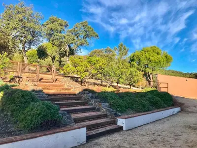 Jardín al aire libre en Casa Rural La Joyona