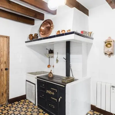 Una cocina o zona de cocina en La casa de mis suegros