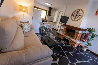 Zona de estar de Apartamentos Rurales la Campiña