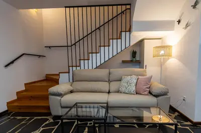 Zona de estar de Apartamentos Rurales la Campiña