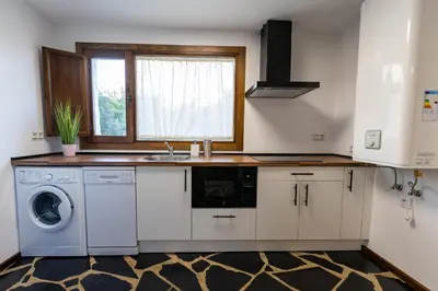 Una cocina o zona de cocina en Apartamentos Rurales la Campiña