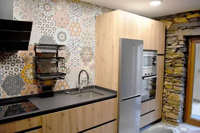 Una cocina o zona de cocina en Casa Rural Puente Moneo - Spa Sierra de Francia