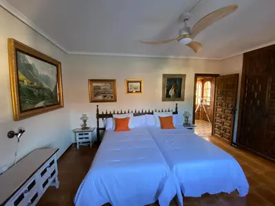Cama o camas de una habitación en Casa del Pintor Antonio Mesa
