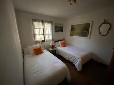 Cama o camas de una habitación en Casa del Pintor Antonio Mesa