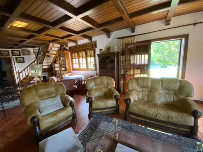 Zona de estar de Casa del Pintor Antonio Mesa